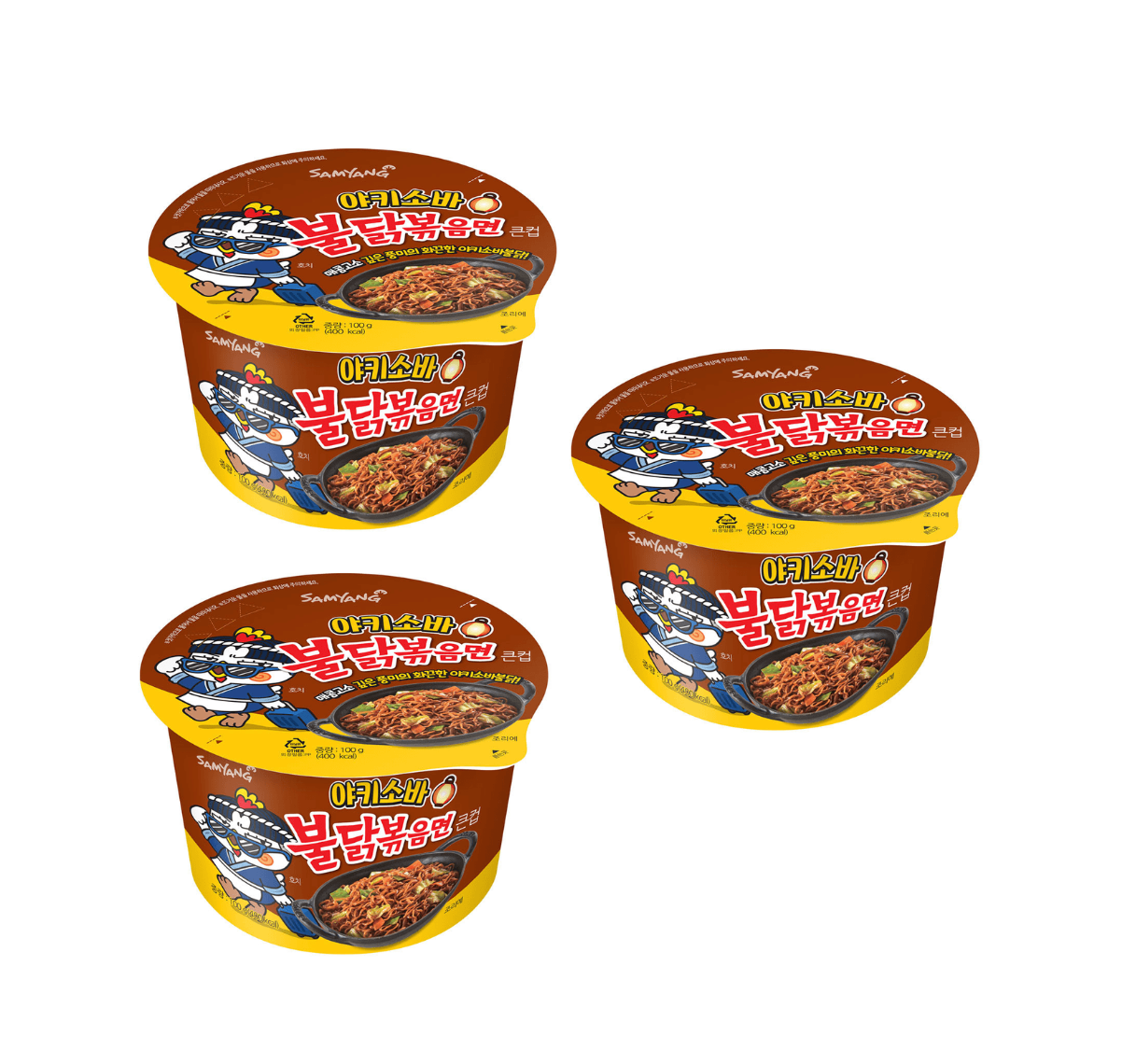 [FRKR] Samyang Hot Chicken Flavored Big Bowl - Yakisoba Buldak Ramen (105g)