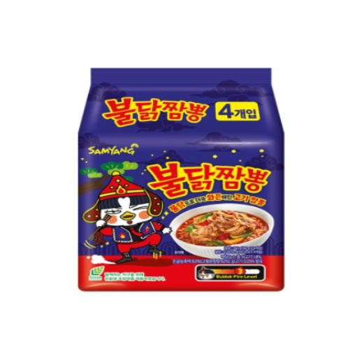 [FRKR] Samyang Hot Chicken Flavored Ramen Pack - Jjambbong Buldak Ramen (140g, 140gX4PK)