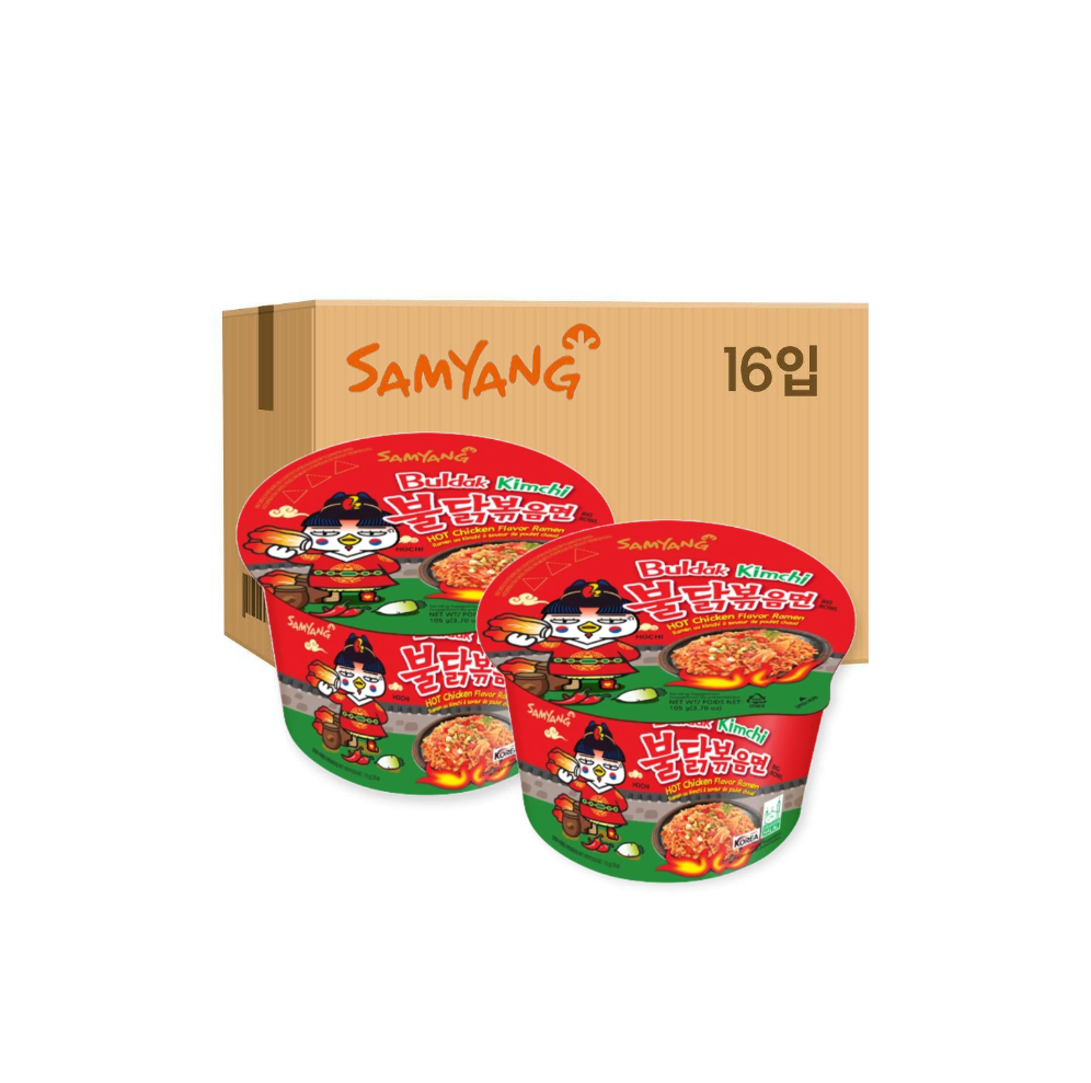 Samyang Hot Chicken Flavored Kimchi Big Bowl - Kimchi Buldak Ramen (105g)