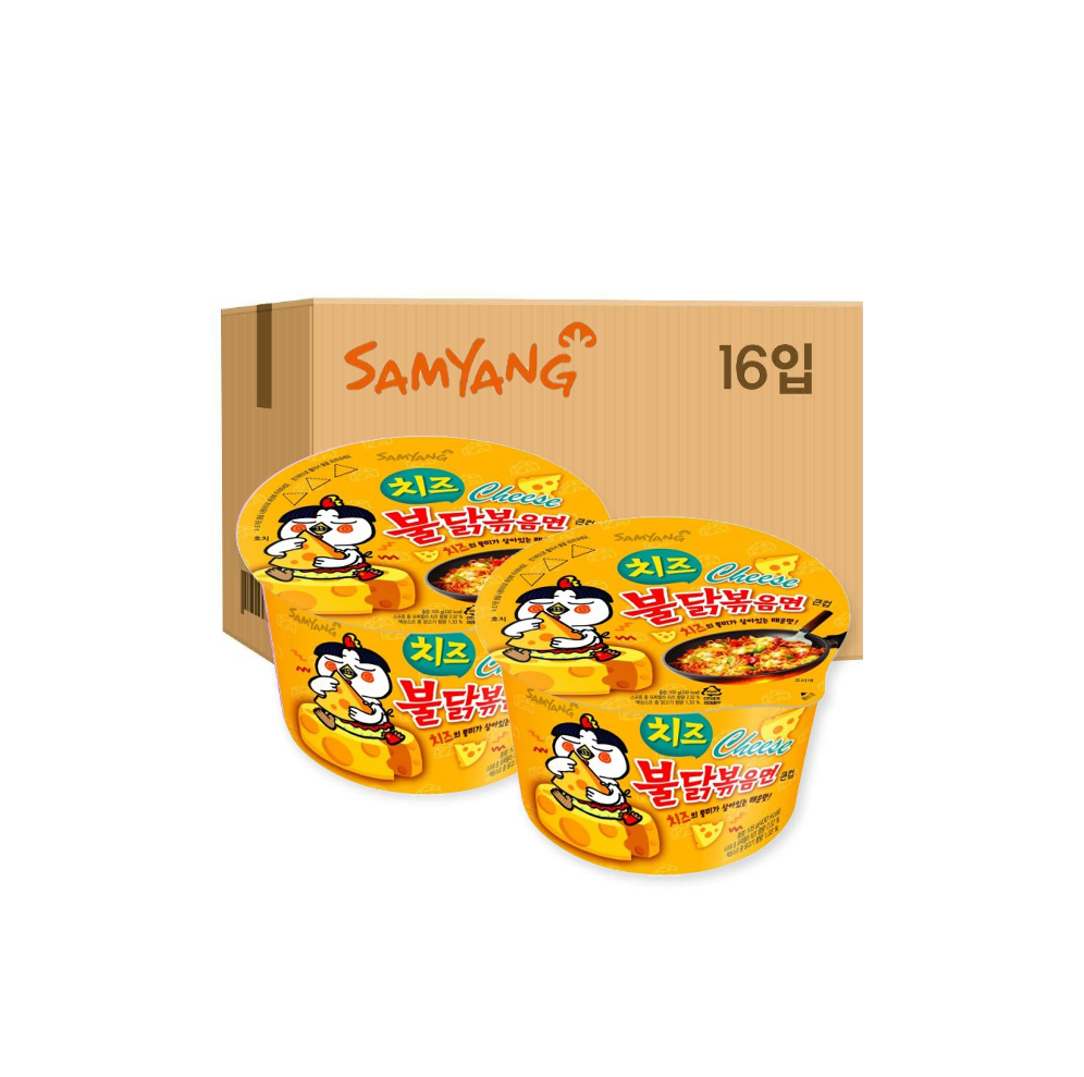 Samyang Hot Chicken Flavored Big Bowl - Cheese Buldak Ramen (105g)