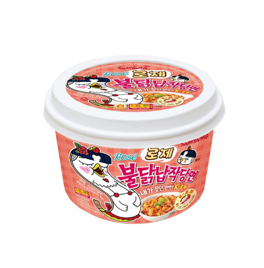 Samyang Hot Chicken Flavored Big Bowl - Rose Glass Noodle Buldak Ramen (155.6g)