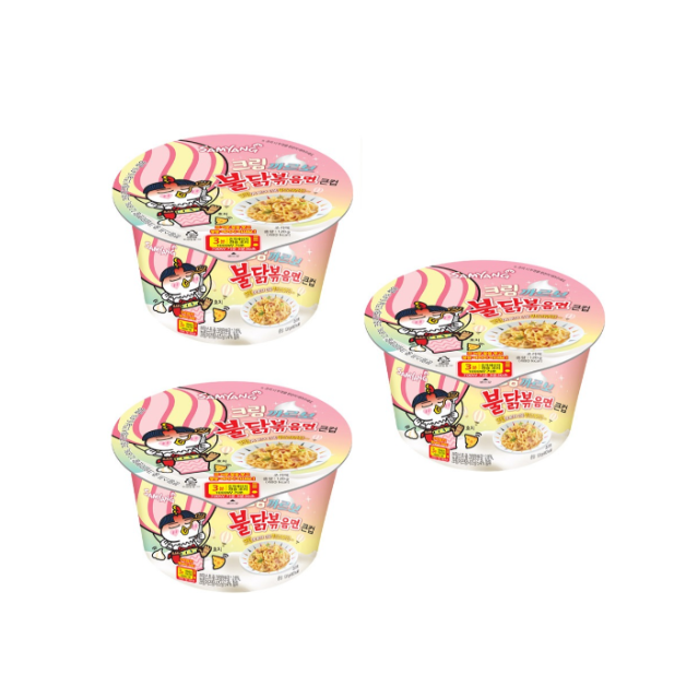 [FRKR] Samyang Hot Chicken Flavored Big Bowl - Cream Carbo Buldak Ramen (105g)