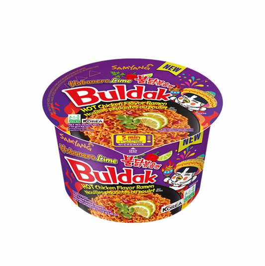 Samyang Hot Chicken Flavored Big Bowl - Habanero Lime Buldak Ramen (105g)