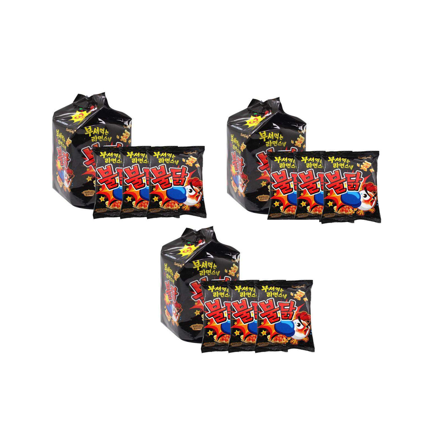 Samyang Hot Chicken Flavor Ramen Snack (90g x 3pack)