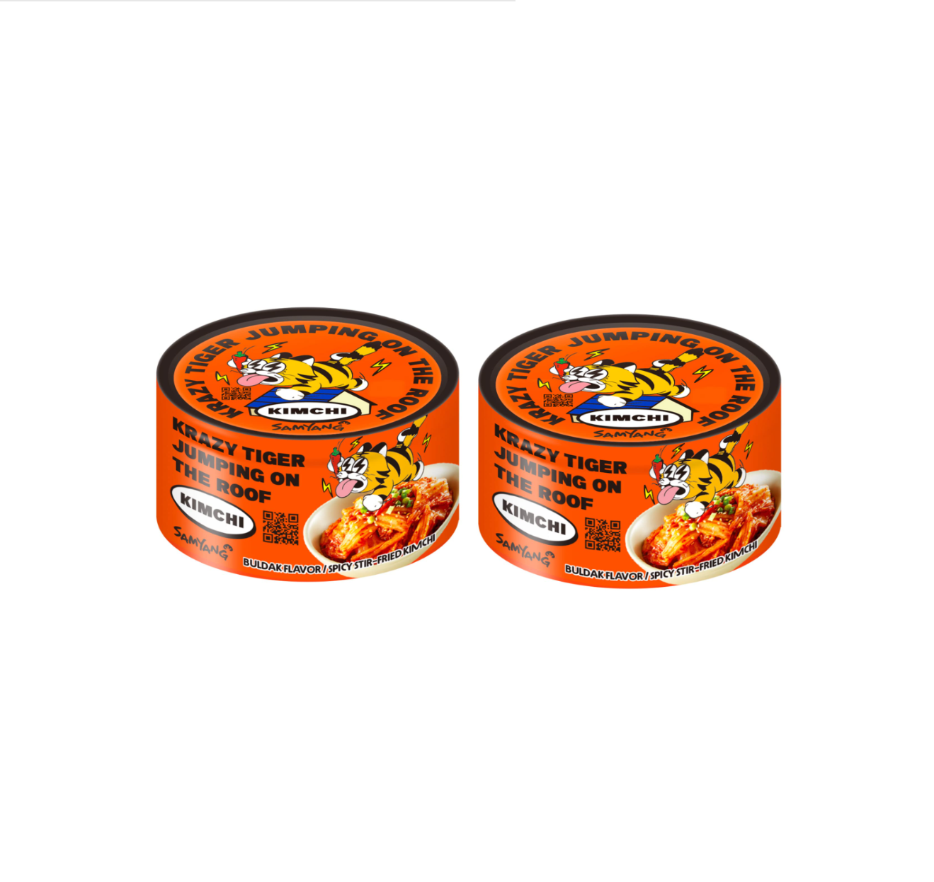 Samyang Hot Chicken Flavor Spicy Stir Fried Kimchi Can - Buldak Kimchi (160g)