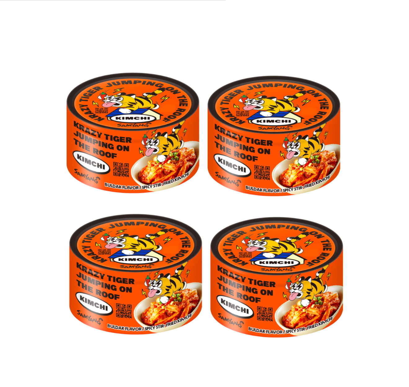 Samyang Hot Chicken Flavor Spicy Stir Fried Kimchi Can - Buldak Kimchi (160g)