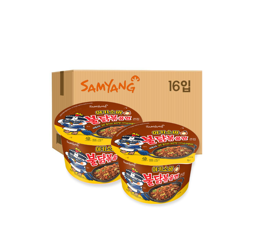 [FRKR] Samyang Hot Chicken Flavored Big Bowl - Yakisoba Buldak Ramen (105g)